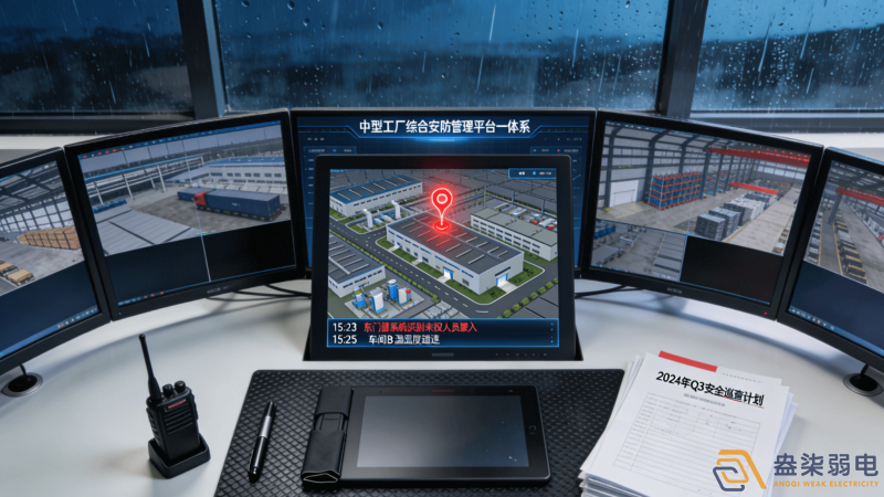 中型工厂综合安防管理平台一体机应用说明