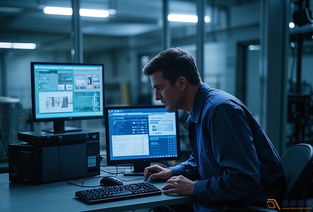 工厂异地组网监控是什么样的？