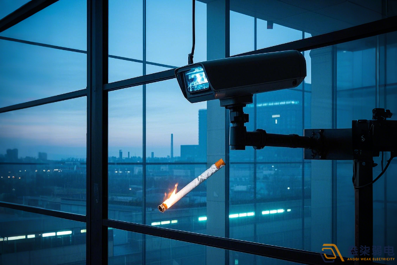 AI智能监控如何解决工厂办公大楼窗户扔烟头问题？-007科技弱电系统