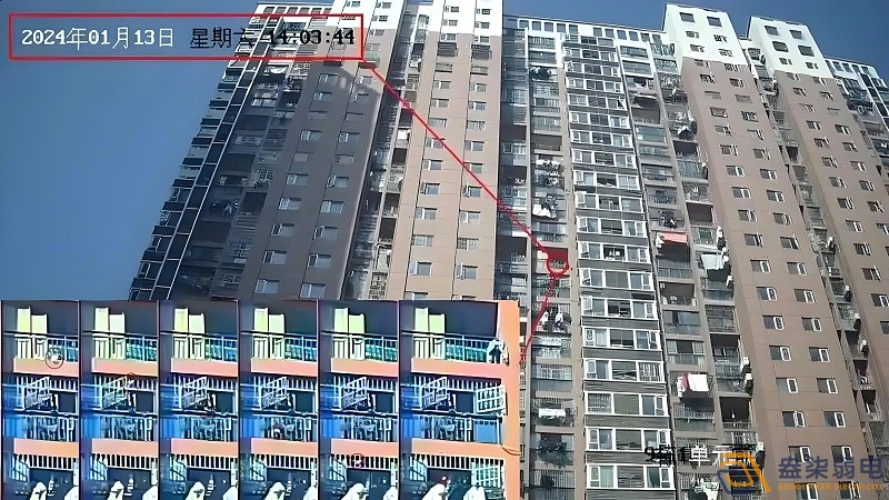 小区高空抛物监控如何避免被遮挡视野？