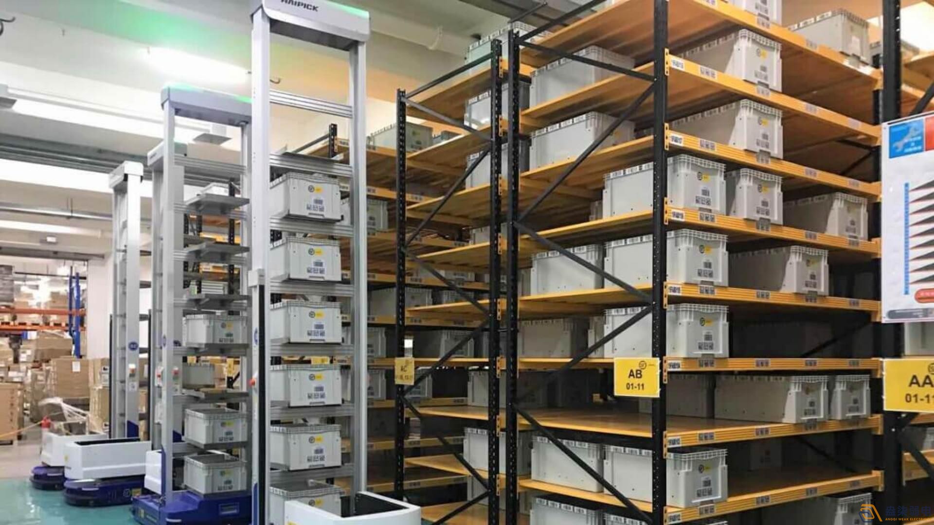 仓库STU料箱机器人解决方案