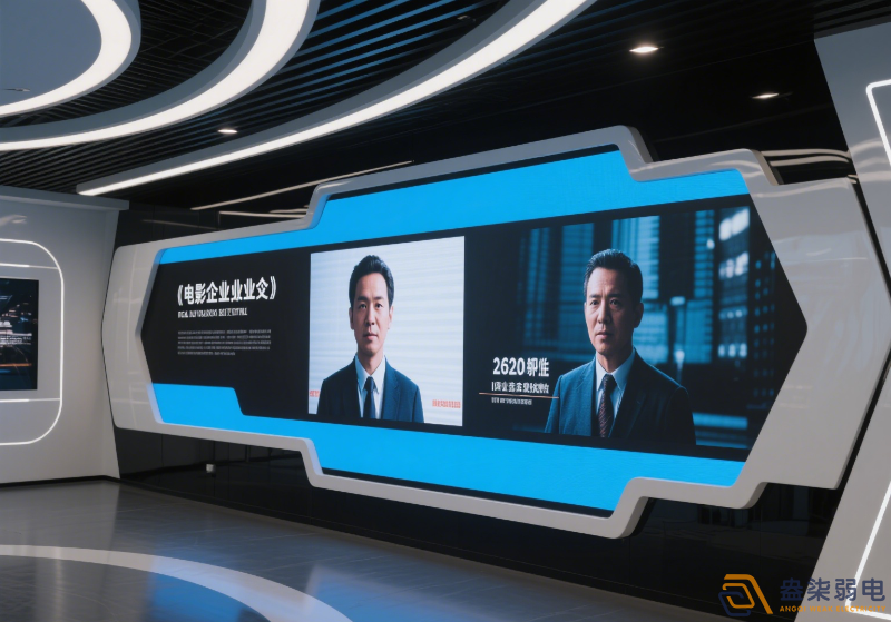 企业文化展厅中LED显示屏的应用